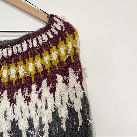 Free People | Baltic Fairisle Cozy Folk Sweater S - Picture 6 of 10
